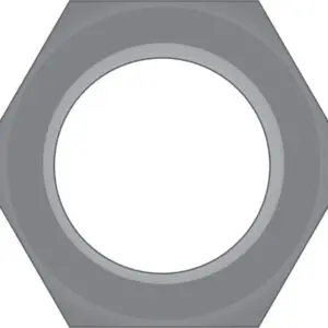 M16 Hex Full Nut HD Galv