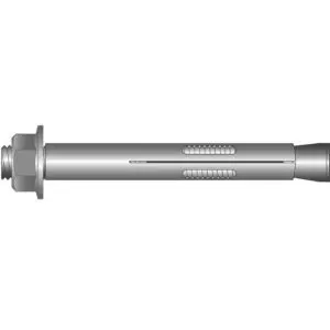 M10 x 50mm Hex Head Sleeve Anchor HD Galv