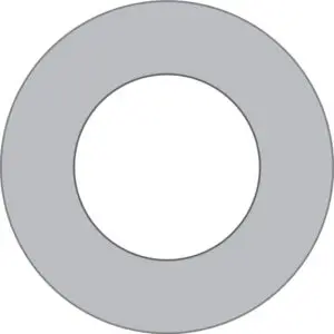 12mm x 24mm x 1.5mm Round Flat Washer Stainless Steel T316