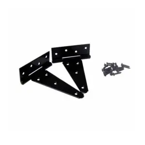 T Hinge 200MM Black H/D