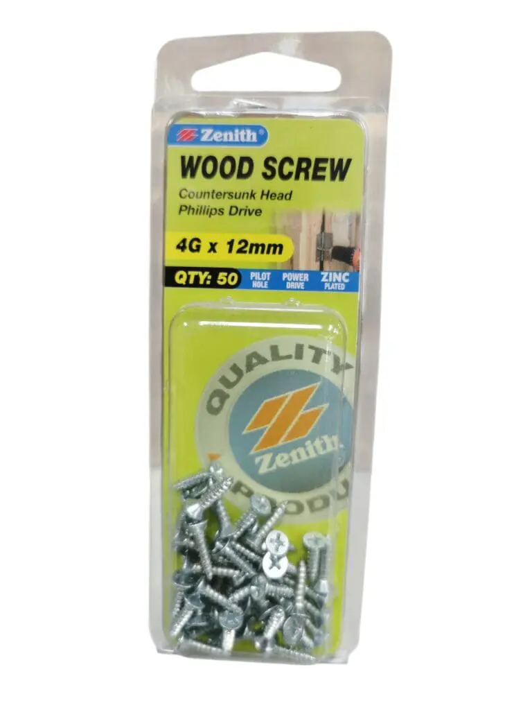Wood Screws 4G x 12mm