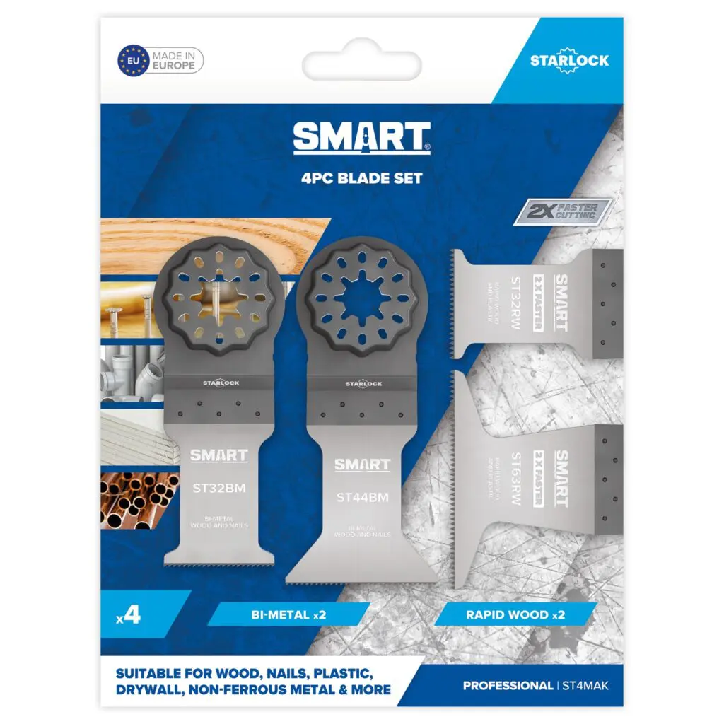 Smart Starlock 4pc Multi Tool Blade Set