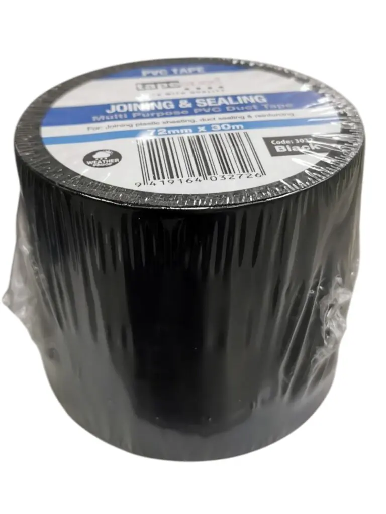 Pvc Tape Black 72mm x 30M Gator ITM