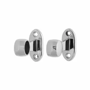 Towel Brkt End 19mm Cp 024
