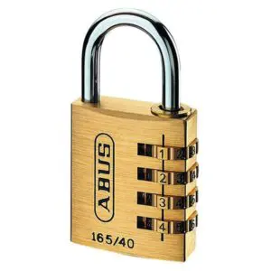 Padlock Brass 40mm Combination Abus