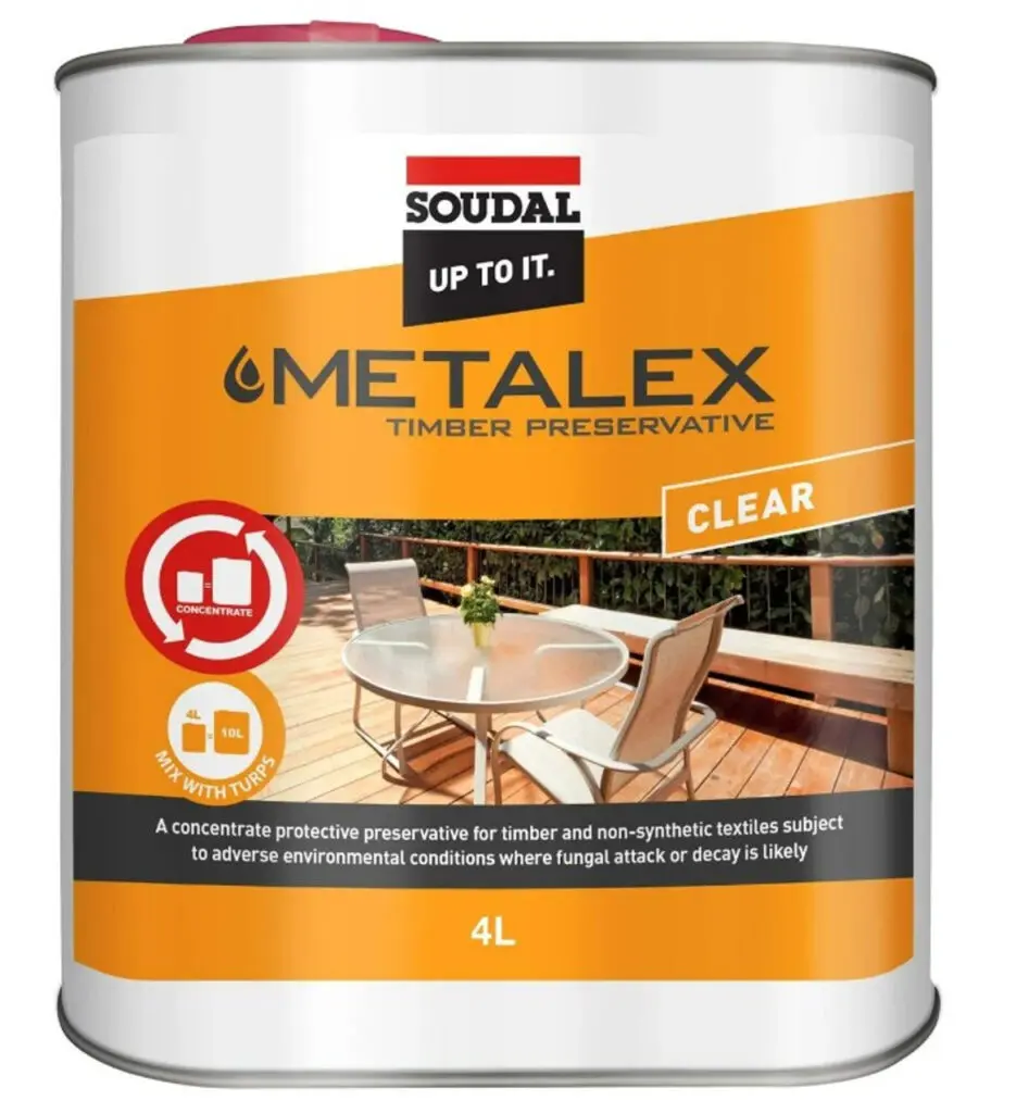 Metalex 4L Timber Preservative Clear