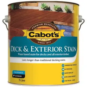 Cabots Deck & Ext Stain W/B Cedar 5L