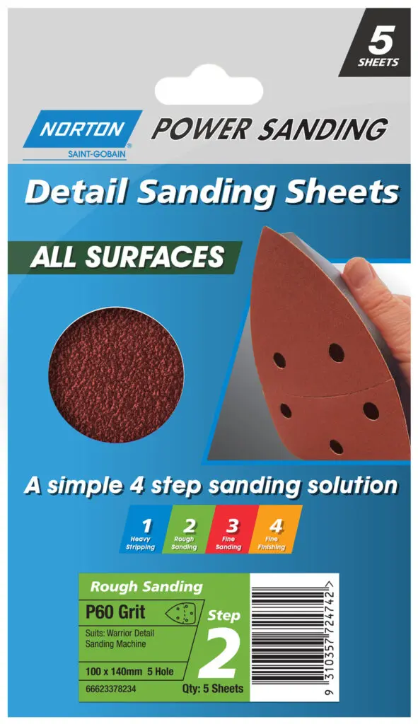 Corner Sand Sheet 140mm Speedgrip P60
