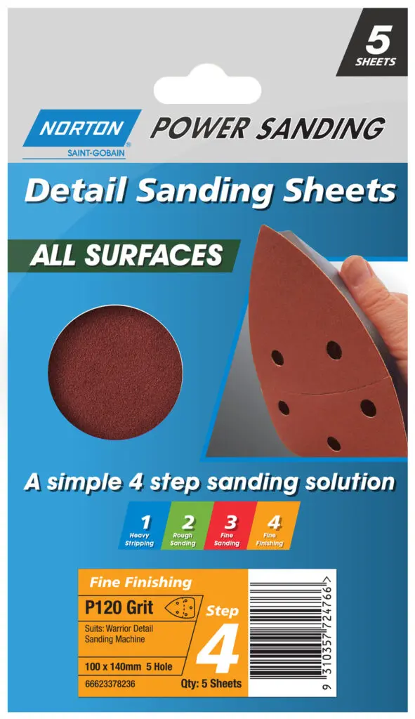Corner Sanding Sheet 140mm Speedgrip P12