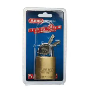 Padlock Brass 45mm Rekeyable Abus