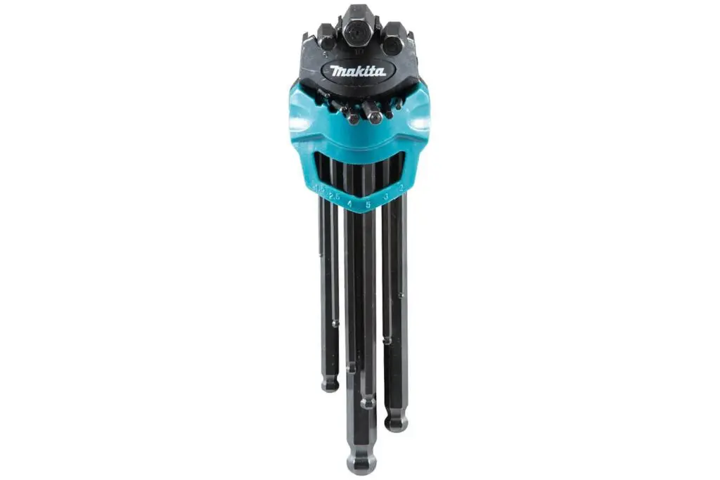 Makita Hex Key Wrench Set 9pc