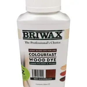 Briwax 250ml Wood Dye Brown Red Mahogany