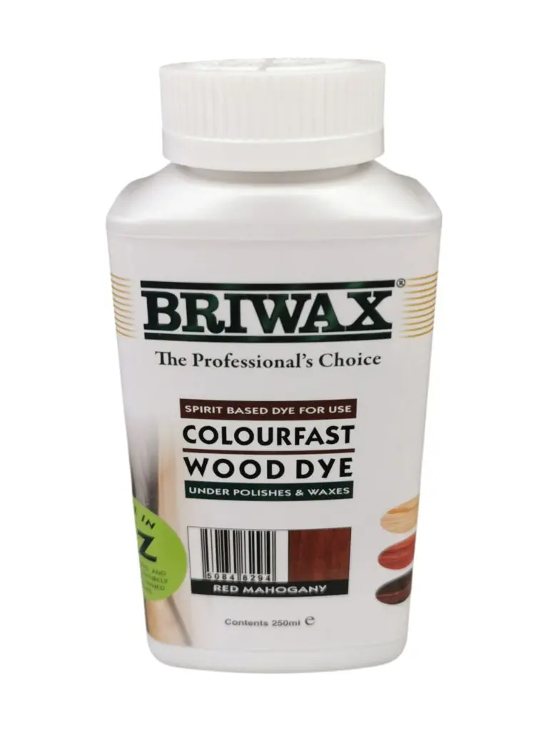 Briwax 250ml Wood Dye Brown Red Mahogany