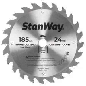 Stanway Circ Saw Blade 185 x 20 24T