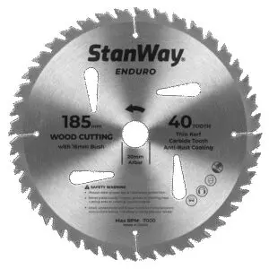 Stanway Enduro Circ Saw Blade 185 x 20 40T