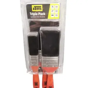 ITM 3Pack Synthetic Brush 25/50/75mm