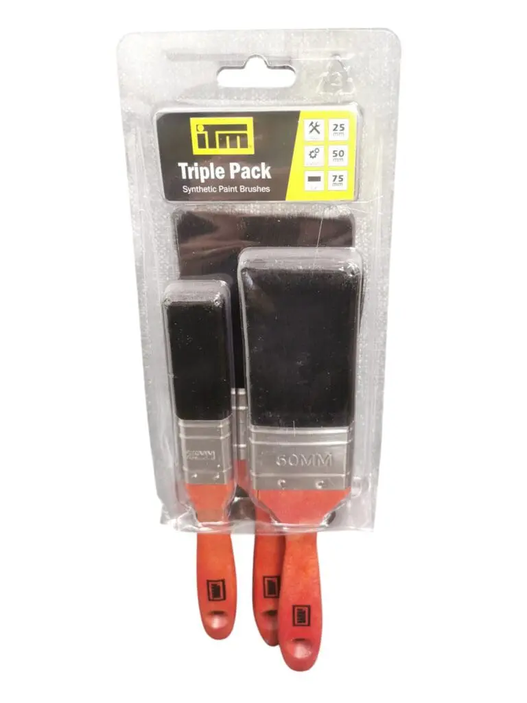 ITM 3Pack Synthetic Brush 25/50/75mm