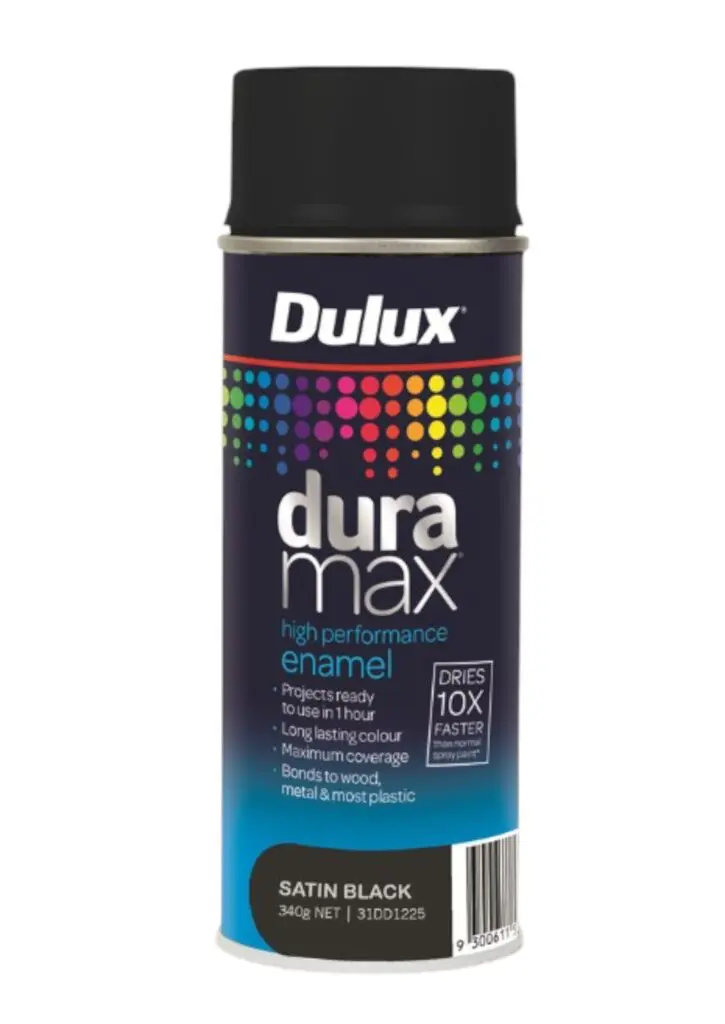 Dulux Duramax Satin Black 300g