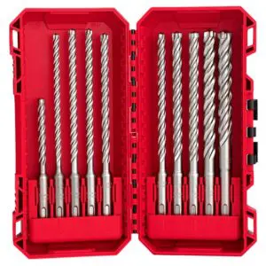 SDS Plus MX4 4Cut Drill Bit 10pc Set
