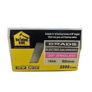 Building King Angle Brad 16G X 50mm Galv 2000