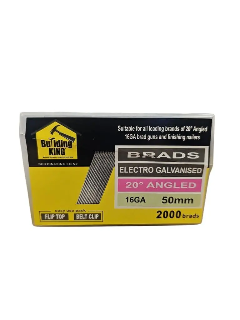 Building King Angle Brad 16G X 50mm Galv 2000