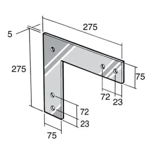 BS48 Stainless Steel Bracket