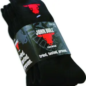 John Bull Socks 3 pkt Black