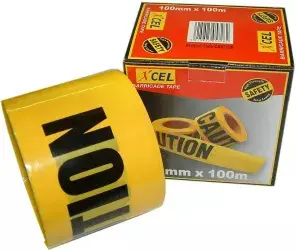 Caution Tape 100M Yellow