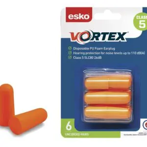 Esko Disposable Ear Plugs Class 5 Pkt 6