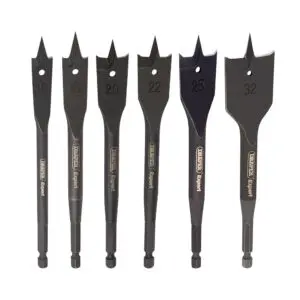 Draper Flat Wood Bit Set 6pcs