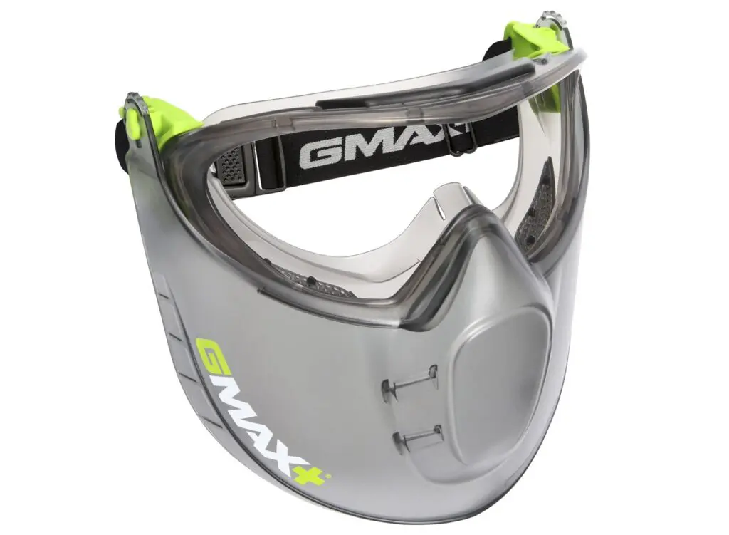 Gmax+ Comb. Faceshield/Goggle Clear