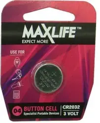 Max Life Button Battery
