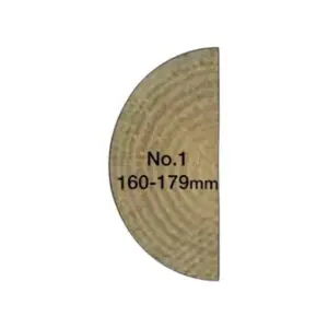 Posts No1 Half Round 160-179mm 1.8m