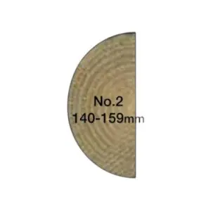 Posts No2 Half Round 140-159mm 1.8m