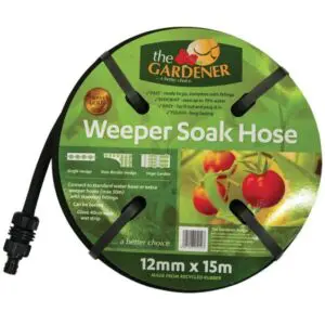 15M Weeper Soak Hose With Fittings
