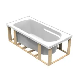 Clearlite Kahlo Bath 1675 Framed with Up-Stands