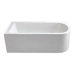 Robertson Otto Acrylic Corner Bath Left