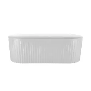 Pettine Scallop Bath 1700x780x600 Matt White