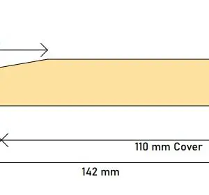 142 x 18 Bevelback Wb H3.1 P/P 6.0m