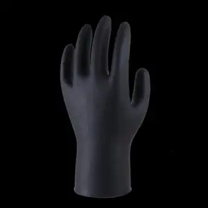 Black Nitrile Gloves Pkt