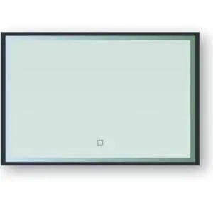 750 Broadway Rectangular LED Mirror Blk
