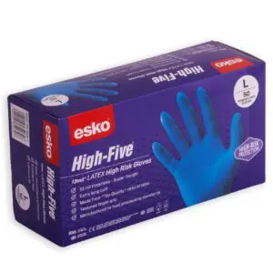 High Five Disposable Latex Gloves XL