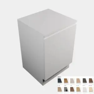 VCBC 600 Laundry Cabinet Melamine 1 Drawer