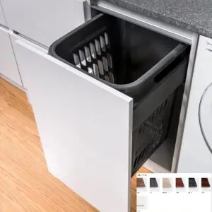 VCBC 450 Pull Out Laundry Hamper Timber