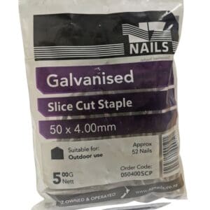 50 x 4.0 Slice Cut Staples 500g