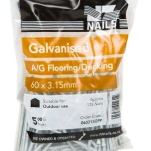 60 x 3.15 Galv Flooring/Decking Nail 500g