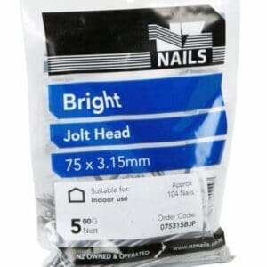 75 x 3.15 J/H Bright 500g Nails