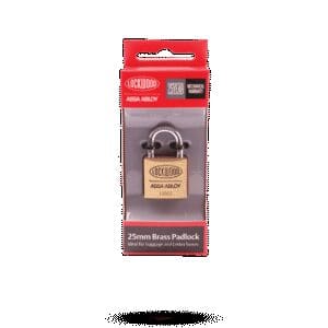 Padlock Brass 25mm Lockwood