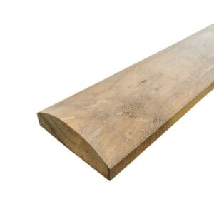 140 x 40 H4 Half Round Landscape Rail 6.0M
