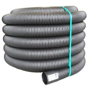 Black Snake Drainage Coil HDPE 110mm x 30m Slotted